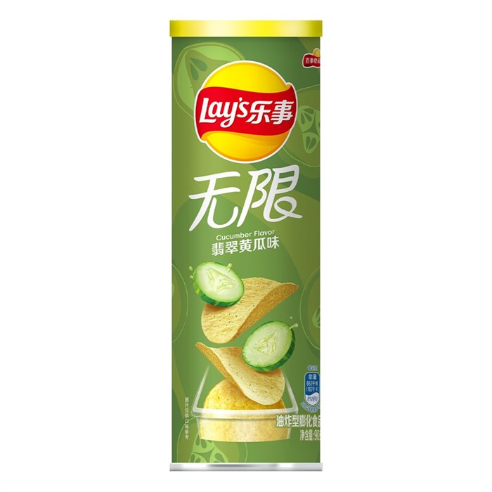 Lay's Cucumber Flavor чипсы со вкусом огурца 90 гр 927940 - фото 45185