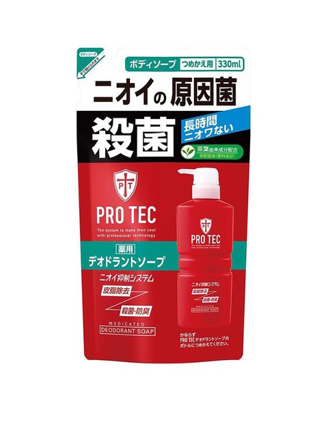 LION Pro Tec Мужское жидкое мыло для тела с дезод-м эффектом цитрусово-морской аромат 330 мл - фото 45278