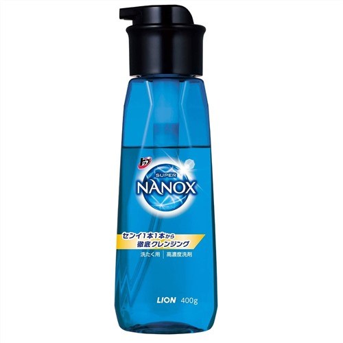 LION Top Super Nanox Push Bottle Средство для стирки белья 400мл - фото 45328