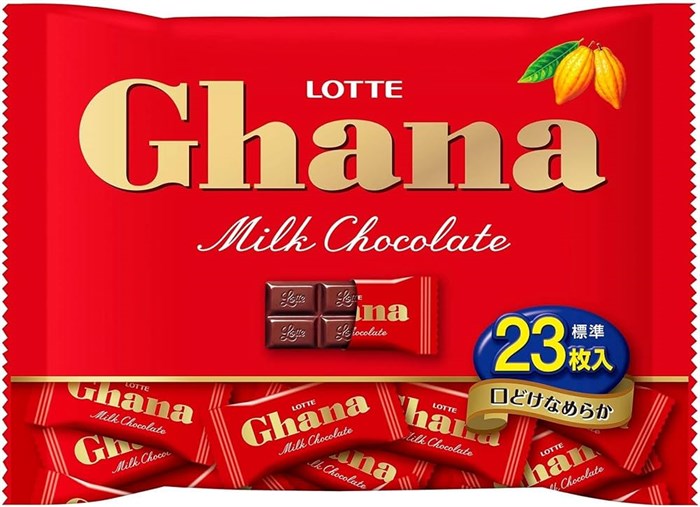 Lotte Шоколад ГАНА молочный 92г - фото 45376
