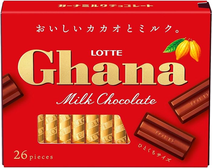 Lotte Шоколад ГАНА Экселент молочный набор 4,6г х26шт - фото 45378