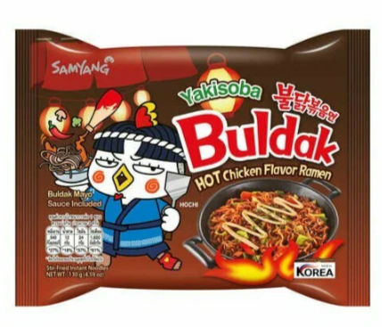 Samyang Buldak Hot Chicken Flavor Ramen Yakisoba Лапша 130гр - фото 45838