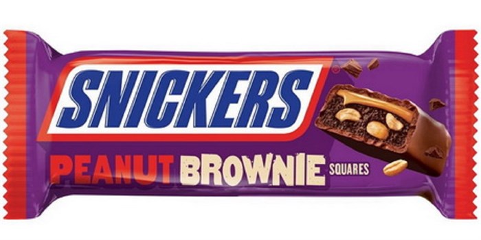 Snickers Peanut Brownie шоколадный батончик 34 гр - фото 45912