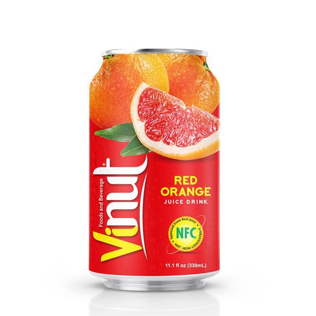 Vinut Red Orange напиток негазированный красный апельсин 330 мл - фото 46037