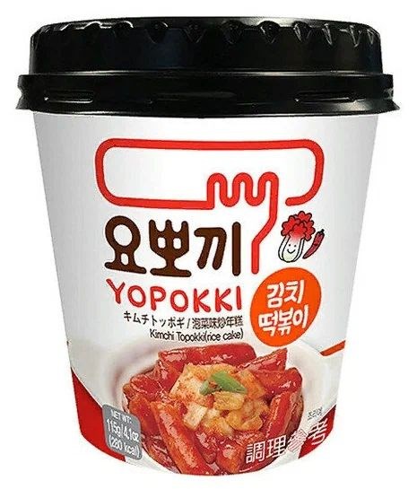 Young Poong Kimchi Topokki рисовые токпокки ю-покки с кимчи 115 гр  Т1-00014542 - фото 46091