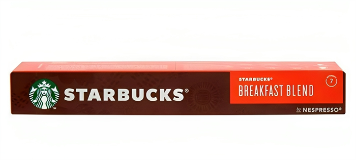 Капсулы Nespresso Starbucks Breakfast Blend 10*5.3 гр - фото 46153