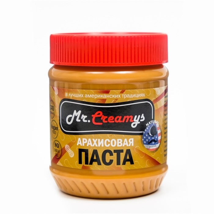 Паста Арахисовая "Mr Creamys" классическая 340 гр 730016 - фото 46243