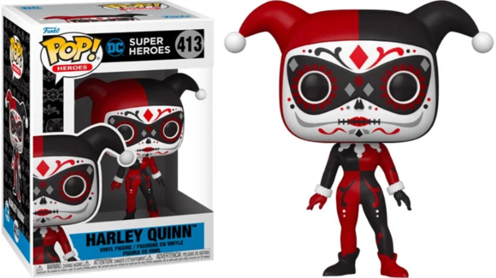 Фигурка Funko POP! Heroes DC Dia De Los Harley Quinn (413) 57416 574167 - фото 46346