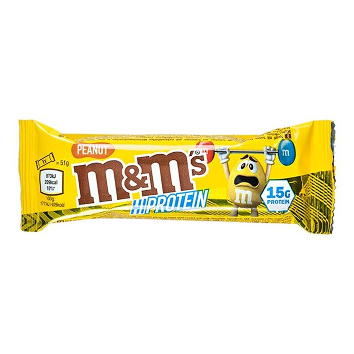 M&M's Protein Bar Peanut протеиновый батончик 51 гр 100285 - фото 46382