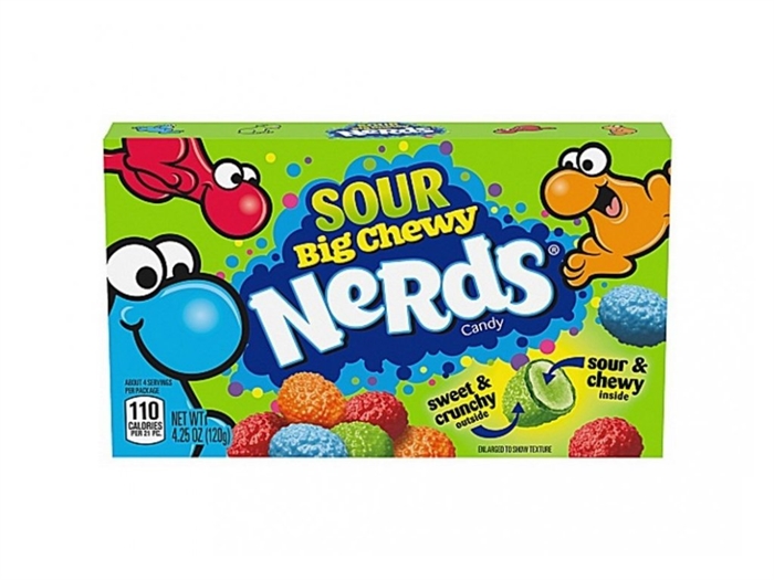 Nerds Sour Big Chewy жевательные конфеты 120 гр 93764 - фото 46543