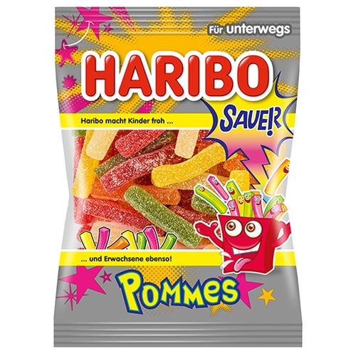 Haribo Мармелад жевательный картофель фри кислый 175гр 329870 - фото 46604