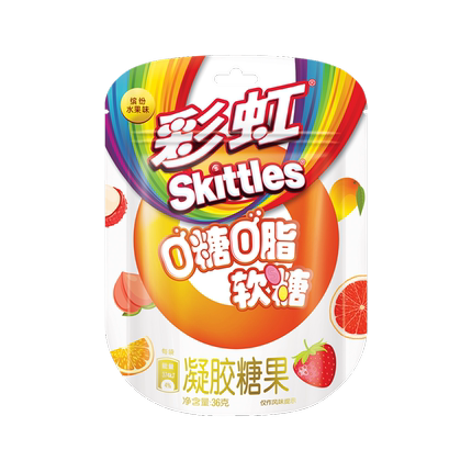 Skittles zero sugar fruit tea жевательные конфеты б/сахара 36 гр 118794 - фото 46683