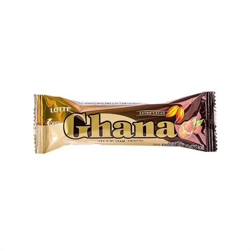 GHANA CHOCOBAR ALMOND Шоколадный батончик с миндалём 43г 278053 - фото 46806