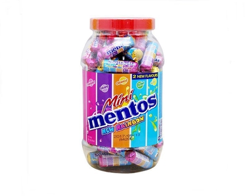 Mentos Mini Rainbow жевательные конфеты 1000 гр 120259 - фото 46867