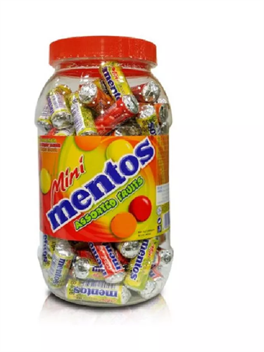 Mentos Mini Fruits жевательные конфеты 1000 гр 120402 - фото 46871