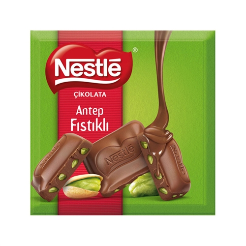 Nestle Шок. плитка Молочный шоколад и фисташка 60гр 762128 - фото 46905