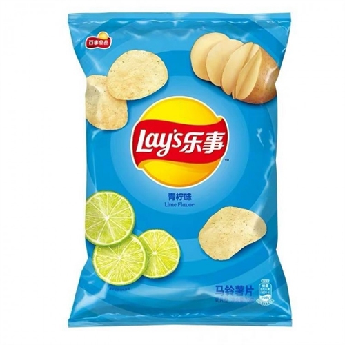 Lay's Lime Flavorсо чипсы со вкусом лайма 70 гр 92672 - фото 46919