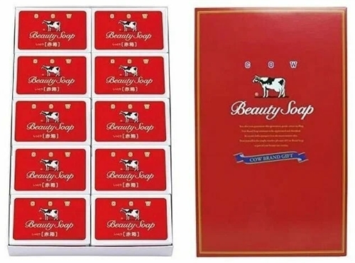 Cow Brand Beauty Soap Мыло туалетное аромат роз 90г х10 900г 120621 - фото 47046