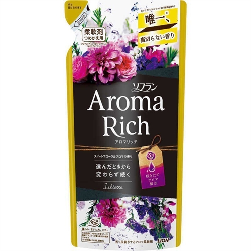 LION Aroma Rich Juliette Кондиционер для белья с ароматом черной смородины 950мл 353218 - фото 47087