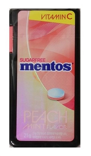 Mentos конфеты жев Фруктовая мята/Персик 21 гр 062756 - фото 47645