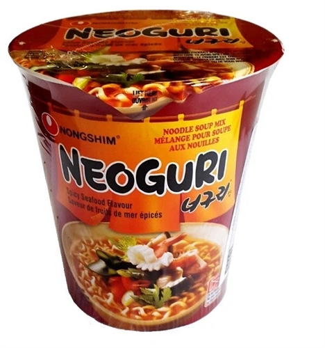 Nongshim Neoguri Seafood&Spice Лапша Неогури острая с морепродуктами (в стакане) 62 гр 108554 - фото 47773