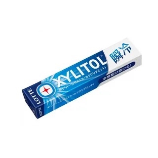 Lotte Xylitol Cold Clear Mint Жевательная резинка охлаждающая мята 21г 205446 - фото 47846