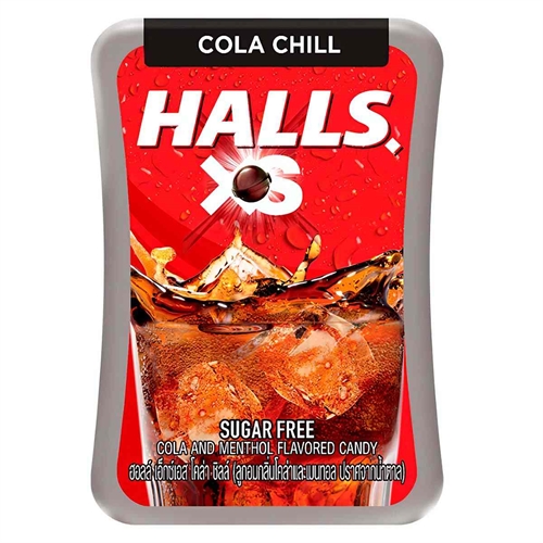 Halls XS Sugar Free Cola and Menthol Леденцы Кола с ментолом без сахара 13,8гр 121876 - фото 47896