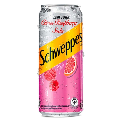 Schweppes Citrus Raspberry напиток газированный 330 мл 003114 - фото 47909