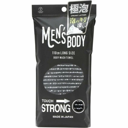 YOKOZUNA MEN'S BODY–STRONG Мочалка  для мужчин д/тела ультражёсткая размер 28Х110 см 543332 - фото 47915