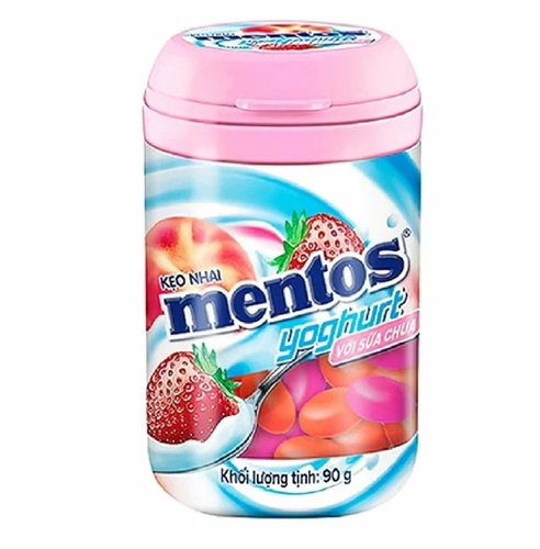 Mentos Yoghurt Bottle Жев. конфеты Фруктовый йогурт 120 гр 062664 - фото 47975