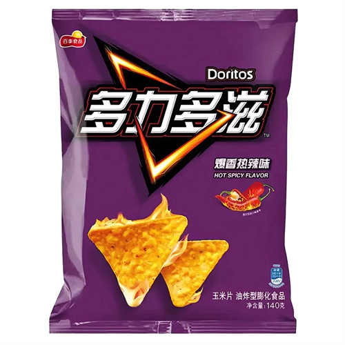 Doritos Hot Spicy чипсы острые 68г 92649 - фото 48087