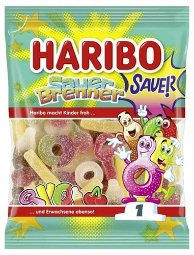 Haribo Sauerbrenner мармелад жевательный Кислый микс 160 гр 327753 - фото 48099