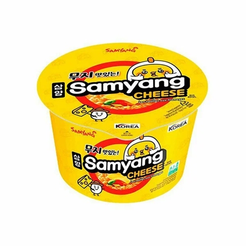 Samyang Cheese Big Bowl лапша быстрого приготовления с сыром 105 гр 211773 - фото 48106