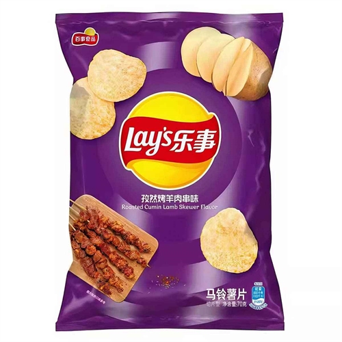 Lay's чипсы со вкусом баранины на мангале 70 гр 92953 - фото 48115