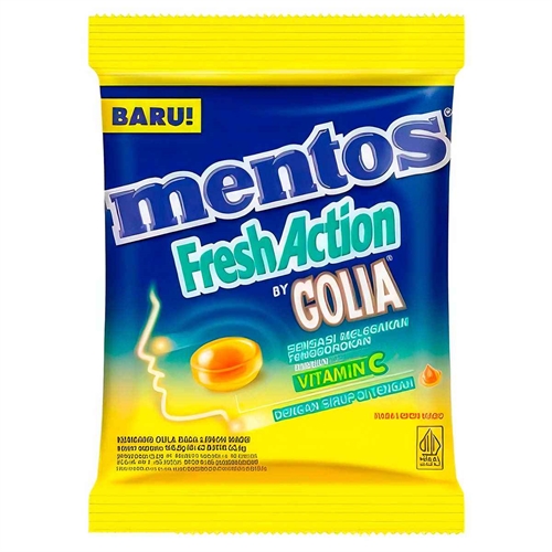 Mentos Honey Lemon Fresh Action Golia жев-ые конфеты 105 гр 5063 - фото 48127