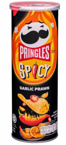 Pringles чипсы Острый чеснок/Креветки 110 гр 92313 - фото 48148