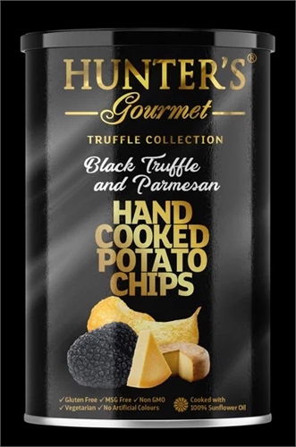 Hunter`s Gourmet Black Truffle and Parmesan чипсы черный трюфель и пармезан 150 гр 92997 - фото 48157