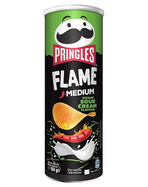 Pringles Hot Sweet Chilli Flavour чипсы картоф со вкусом сдадкого перца чили 160 гр 176007 - фото 48217