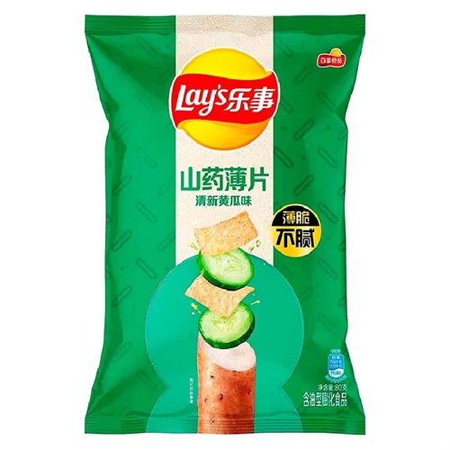 Lay's Yam чипсы со вкусом огурца 80 гр 92575 - фото 48322