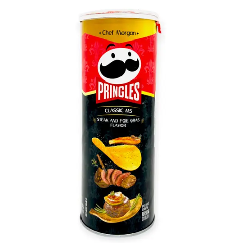 Pringles Classic M5 steak and foie gras Чипсы Стейк и Фуа-гра 80гр Т1-00030830 - фото 48337