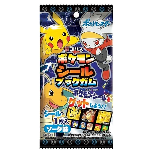 Coris Pokemon Seal Book Резинка жевательная с наклейками 3,5г Т1-00024126 - фото 48399