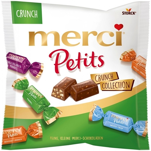 Merci Storck Petits Crunch конфеты шоколадные 125 гр Т1-00022894 - фото 48433