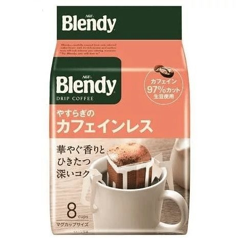 Agf Blendy Кофе молотый в дрип-пакетах без кофеина 8 шт 56г Т1-00017485 - фото 48455