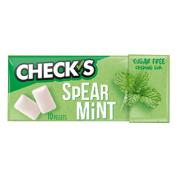 Checks Spearmint жевательная резинка без сахара со вкусом сладкой мяты Т1-00026231 - фото 48707