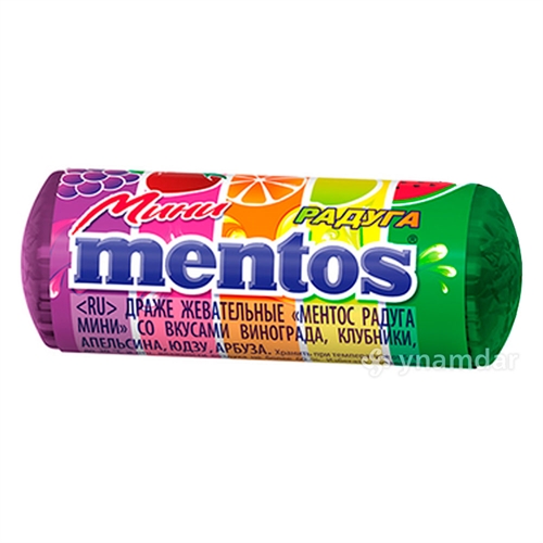 Mentos Mini Rainbow жевательные конфеты 10 гр Т1-00028542 - фото 48745