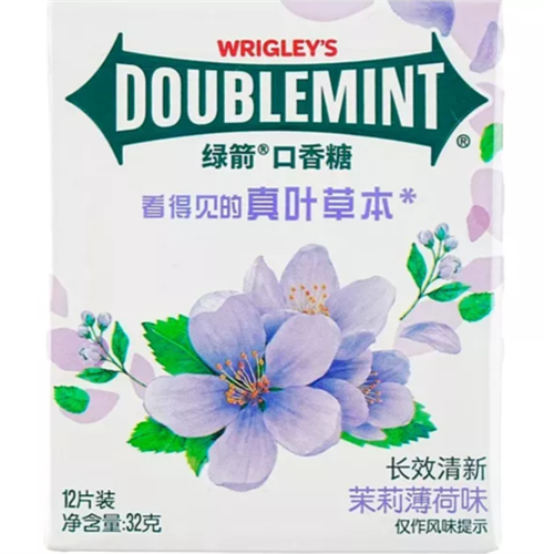 DoubleMint Jasmine Gum жевательная резинка со вкусом жасмина Т1-00029460 - фото 48783