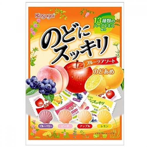 KASUGAI  Fruit Assorted  Леденцы без сахара Фруктовое ассорти Т1-00033524 - фото 48940