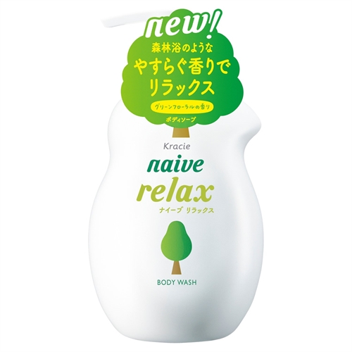 KRACIE Naive Body Soap Aloe Жидкое мыло для тела с ароматом цветов и свежей зелени 530мл Т1-00033607 - фото 48957