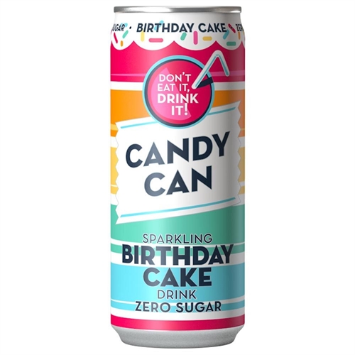 Candy Can Birthday Cake напиток сильногазированный именной пирог 330 мл УТ-00010943 - фото 49029