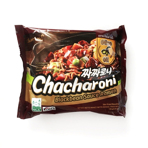 Samyang CHACHARONI лапша б/п в соусе из черных соевых бобов м/у 140 гр Т1-00019752 - фото 49050